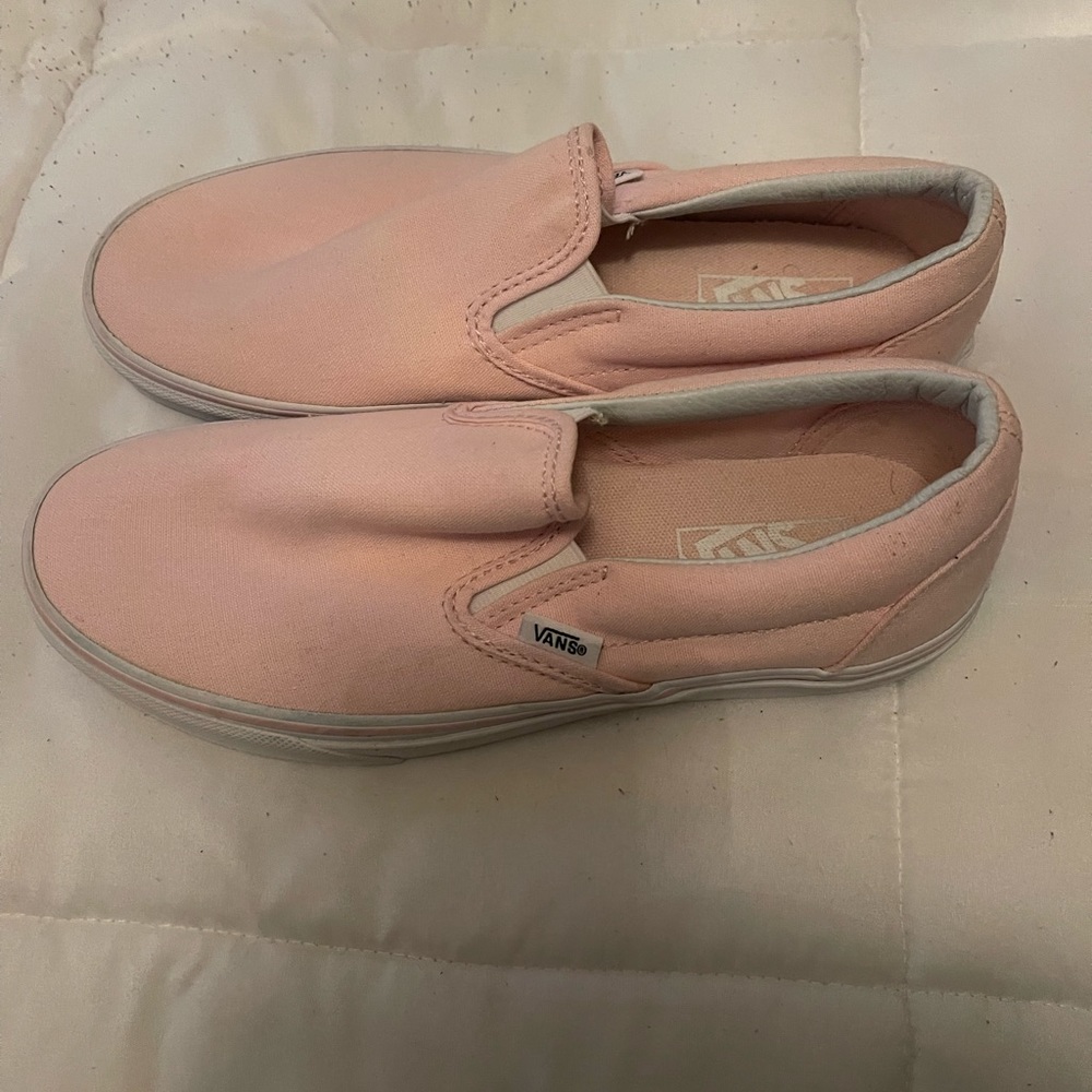 Unisex Light Pink Vans - Womens 9/Mens 7.5